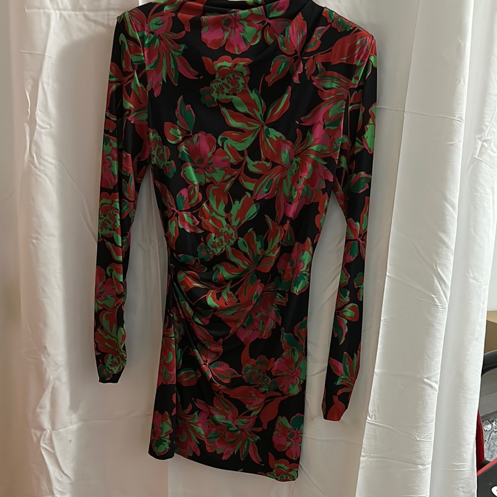 Zara Floral Long Sleeve Dress
